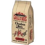Sac de 50 litres de charbon GRILL-O-BOIS