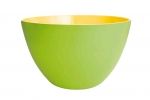 Saladier DUO 18 cm vert exterieur / jaune interieurZak ! Designs