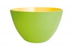 Saladier DUO 22 cm vert exterieur / jaune interieurZak ! Designs