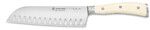 Santoku lame alveolee Classic Ikon blanc 17 cm