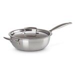 Sauteuse Chef 24 cm Inox Class. Antiadherent avec couvercle