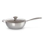 Sauteuse Chef 24 cm Inox Signature Antiadherent avec poignee et couvercle