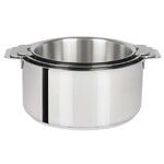 serie 3 casseroles mutine amovibles 16 a 20 cm sans poignee