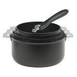 Serie de De 3 Casseroles Cookway Amovible Ultralu Induction Excelis + Poignee Co