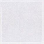 Serviette de table Le Jacquard Francais 50x50 Tivoli Blanche 100% lin