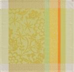 Serviette de table Le Jacquard Francais 58x58 Provence Citron Vert 100% coton