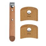 Set 1 Poignee Et 2 Anses Amovible Casteline Bois Hetre