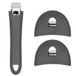 Set compose dune poignee et de deux anses Mutine 02 amovible coloris GRIS