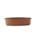 Set de 3 caractere plat rect. oblong 19x13cm cannelle