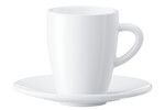 Set de 2 tasses Espresso + sous-tasses