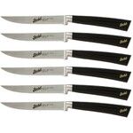 Set 6 Couteaux a Steak Elegance Noir 11 Cm