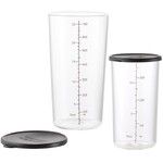 Set de 2 gobelets en verre, 400 et 700 ml