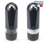 Set de 2 moulins a sel et a poivre electriques Alaska Quartz 17 cm