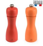Set de 2 moulins sel & a poivre Tahiti Automne Corail & Peche