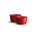 Set de 2 ramequins en ceramique n°9 O 9 cm Rouge Grand Cru