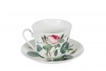 Set de 2 Tasses & soucoupes Petit Dejeuner  'Redoute Rose'