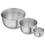 Set de 3 bols sans couvercle ZWILLING FRESH & SAVE, S/M/L, Acier inoxydable