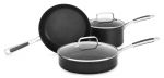 Set de 3: poele de 24cm, Casserole 16cm, Sauteuse 24cm