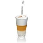 Set de 4 pailles en verre Courbees 23 cm transparentes avec brosse FUTURE