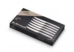 Coffret de 6 couteaux a steak SAINT GERMAIN TOUT INOX BRILLANT