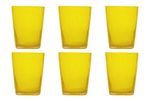 Set de 6 Verres a eau en plastique incassable 300 ml Jaune Lime