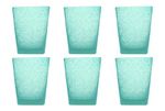 Set de 6 Verres a eau en plastique incassable 300 ml Turquoise
