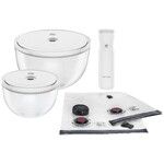 Set de demarrage sous vide ZWILLING FRESH & SAVE avec 2 bols, 2 couvercles, 2 sa