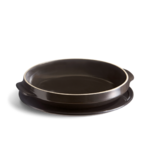 Set Tarte Tatin en ceramique O 33 cm Gris Fusain