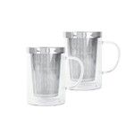 Set 'Tea for Two' 2 tasses a the double paroi 0,4 l Verbena avec un sachet de ti