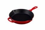 Skillet en fonte emaillee Rond Profond 26 cm Cerise