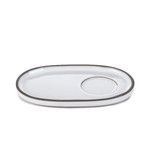 Set de 4 caractere soucoupe blanc cumulus