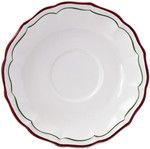 Soucoupe Seule de Tasse a Dejeuner Filet Noel