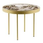 Table Basse dore chevaux du vent