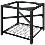 Table modulaire noire pour Big Green Egg Large avec plateau-grille inclus (sans