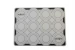 Tapis de cuisson patissier silicone 40 x30 cm avec reperes gateaux o  6,8 & 10 c