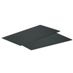 Tapis de decouper, noir, Set de 2 35 x 25 cm