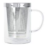 Tasse a the double paroi 0,4 l Verbena avec infuseur - filtre devissable