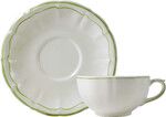 Tasse & soucoupe jumbo FILET VERT