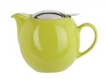 Theiere porcelaine vert pomme et inox 0,68 l universal