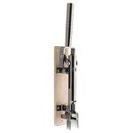 Tire-bouchon mural caviste Noir Nickel avec support en bois de chene 110