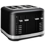 Toaster 4TR. manuel Noir Mat