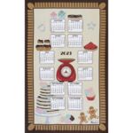 Torchon Calendrier 2023 GOURMAND