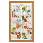 Torchon Calendrier 2024 QUATRE SAISONS