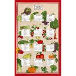 Torchon calendrier mon potager 2025