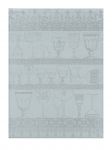 Torchon Essuie-verres Le Jacquard Francais 60x80 Cristal Brume 100% lin