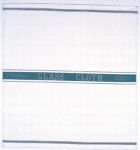 Torchon/verres vert en lin