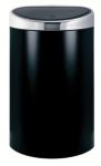 Poubelle touch bin 40 l black matt