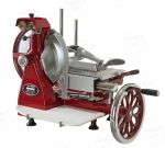 Trancheuse a jambon manuelle Pro Retro Rouge diametre 25 cm