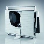 Trancheuse a jambon electrique pliable 2 lames