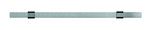 Tringle cuisine ouverte  inox 40 cm avec 2 fixations